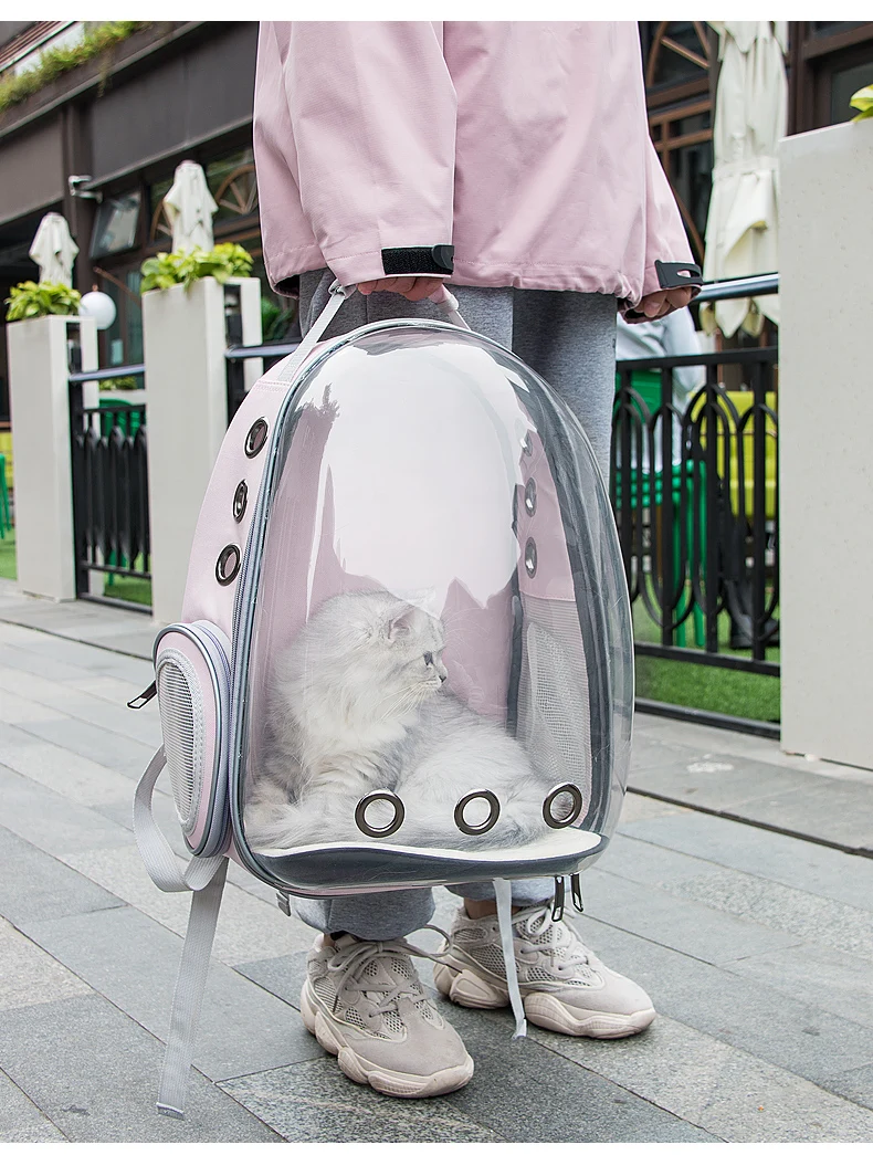 

Breathable Pet Carrier Bag Gatos Dog Cat Bag Basket Portable Outdoor Travel Cat Backpack Carrying Cage Pet Supplies Mascotas