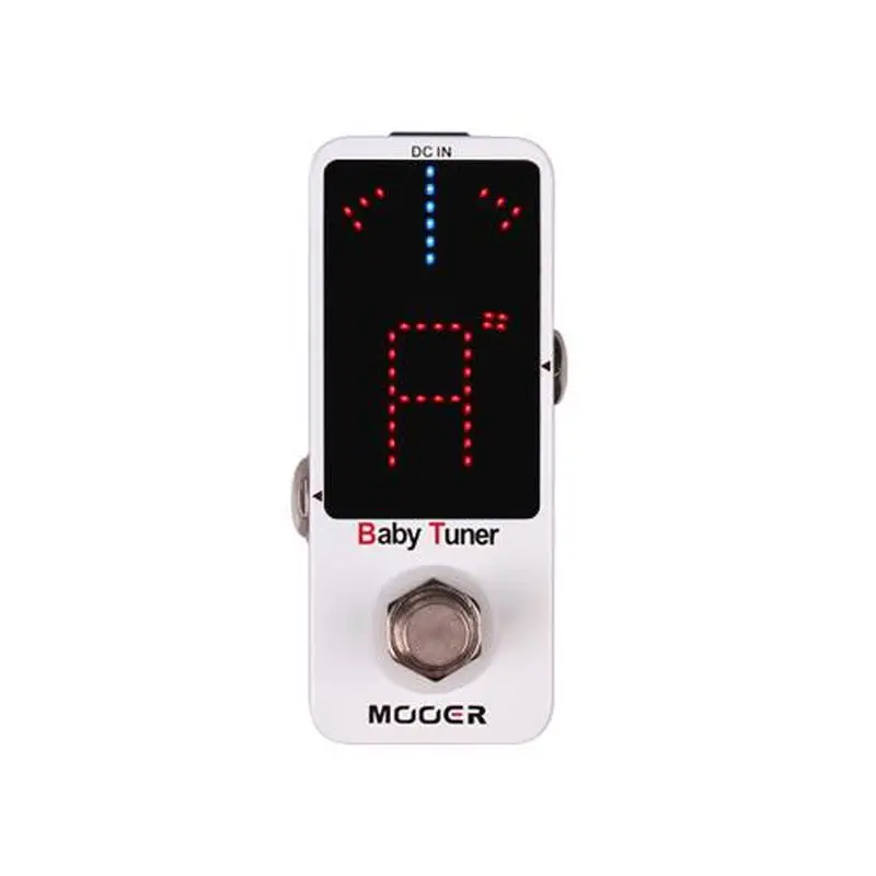 Mooer детский тюнер Mini High Precision бас-гитары педаль True Bypass switch полностью металлический