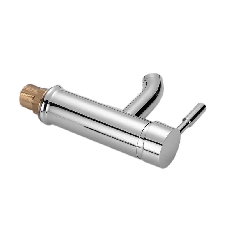 

NEW-Bathroom 304 Stainless Steel Brushed Basin Faucet Hot Cold Water Sink Mixer Tap