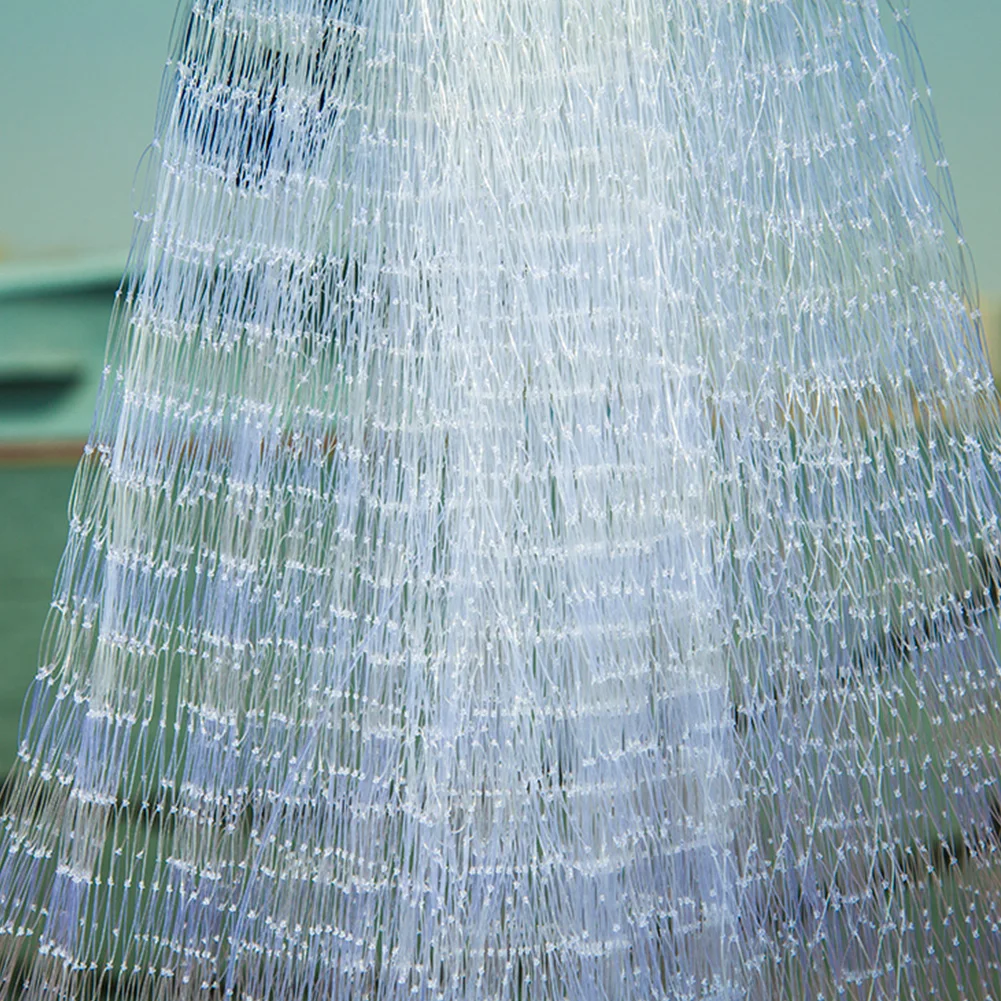 

Easy Use Hand Throw Fishing Net Sports With Ring Cast Mesh Monofilament Wire American Style Fly Durable Outdoor Tools Accessory