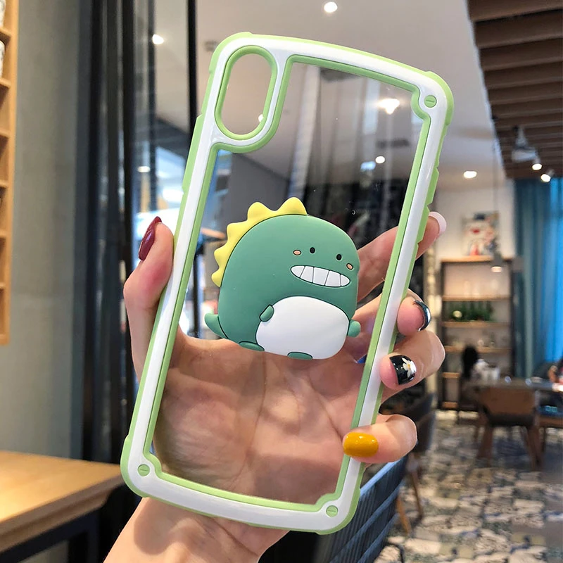 Светло-зеленый Для iphone XS Max X XR Sailor moon sakura melody полное покрытие Броня чехол для iphone 11 pro 8 plus 7 6S противоударный чехол+ подставка - Цвет: Светло-зеленый
