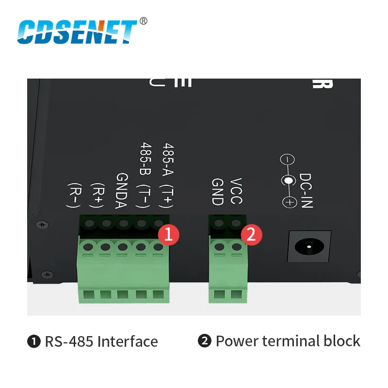 RS232 to RS485/RS422 Isolated Bidirectional Converter 1.2km  Wireless Transparent Transmission Modem E810-DTU(RS)