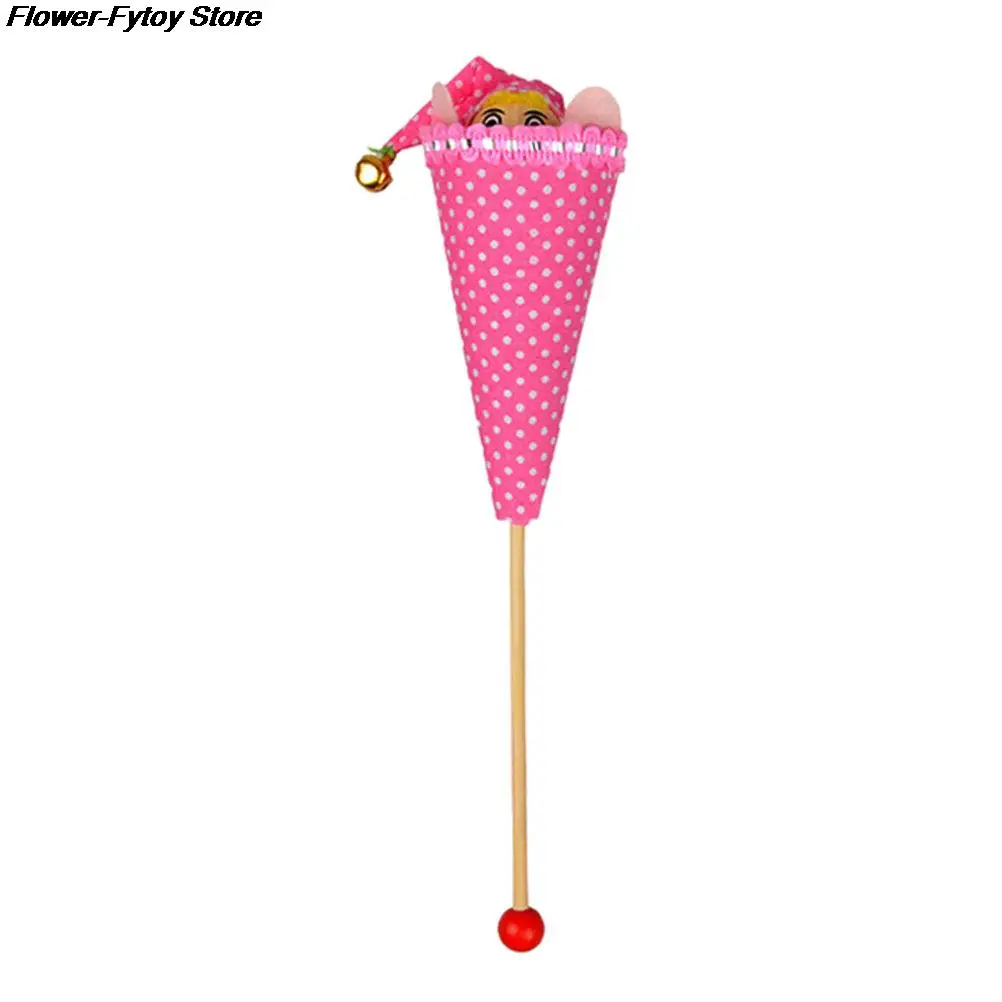 1Pcs Random Styles Baby Kids Educational Toys Smiley Face Clown Puppet Toy Bell Hide Seek Pop Up Telescopic | Игрушки и хобби