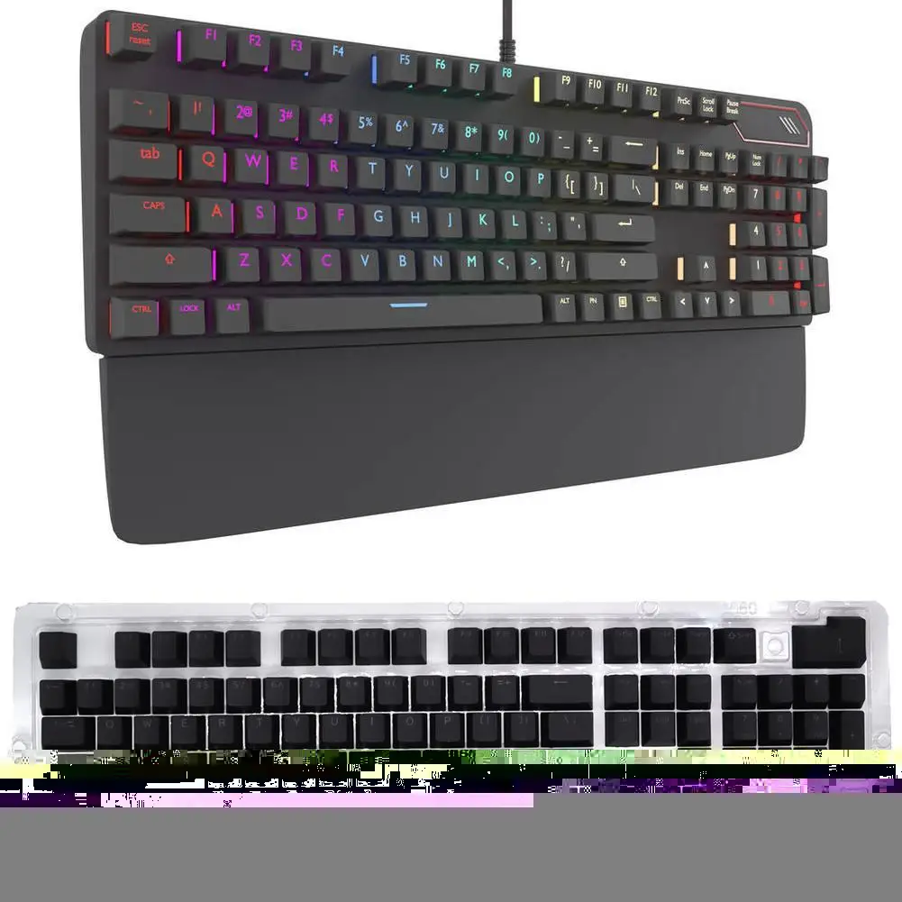 

104 Keys Universal Doubleshot PBT English Language Backlit Key Cap Keycaps for Mechanical Keyboard Color Key Cap Switches