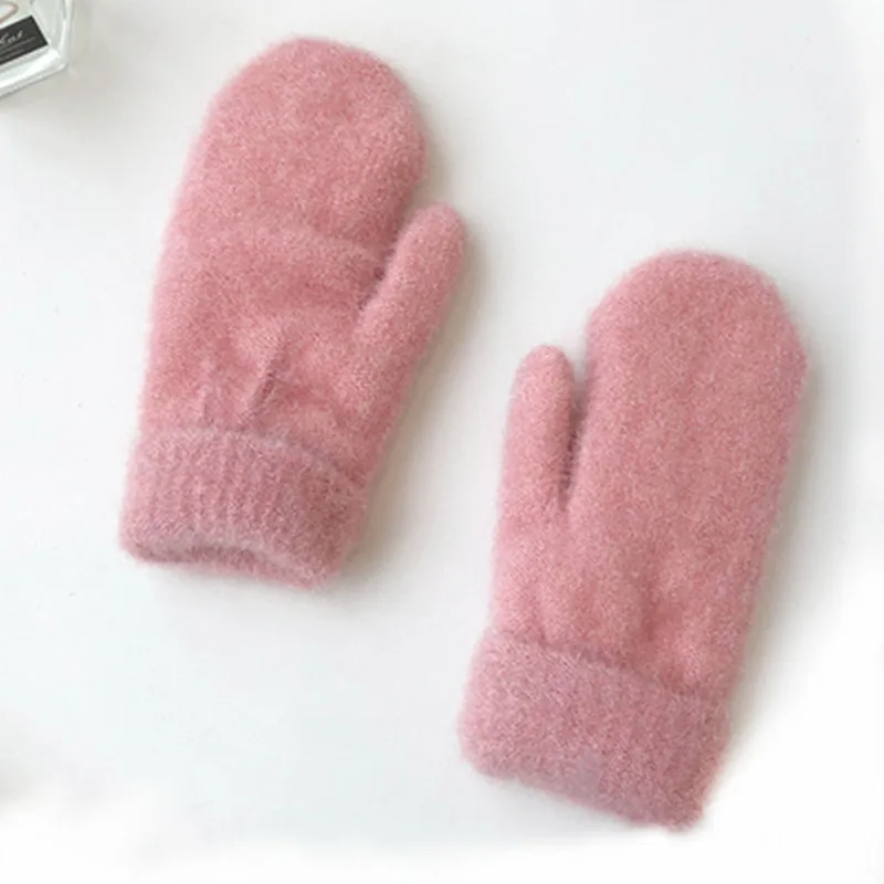 

Бархатная сохраняющая тепло фотосессия для мужчин и женщин, милые холодные водонепроницаемые перчатки Wistiti для мальчиков и девочек, C140