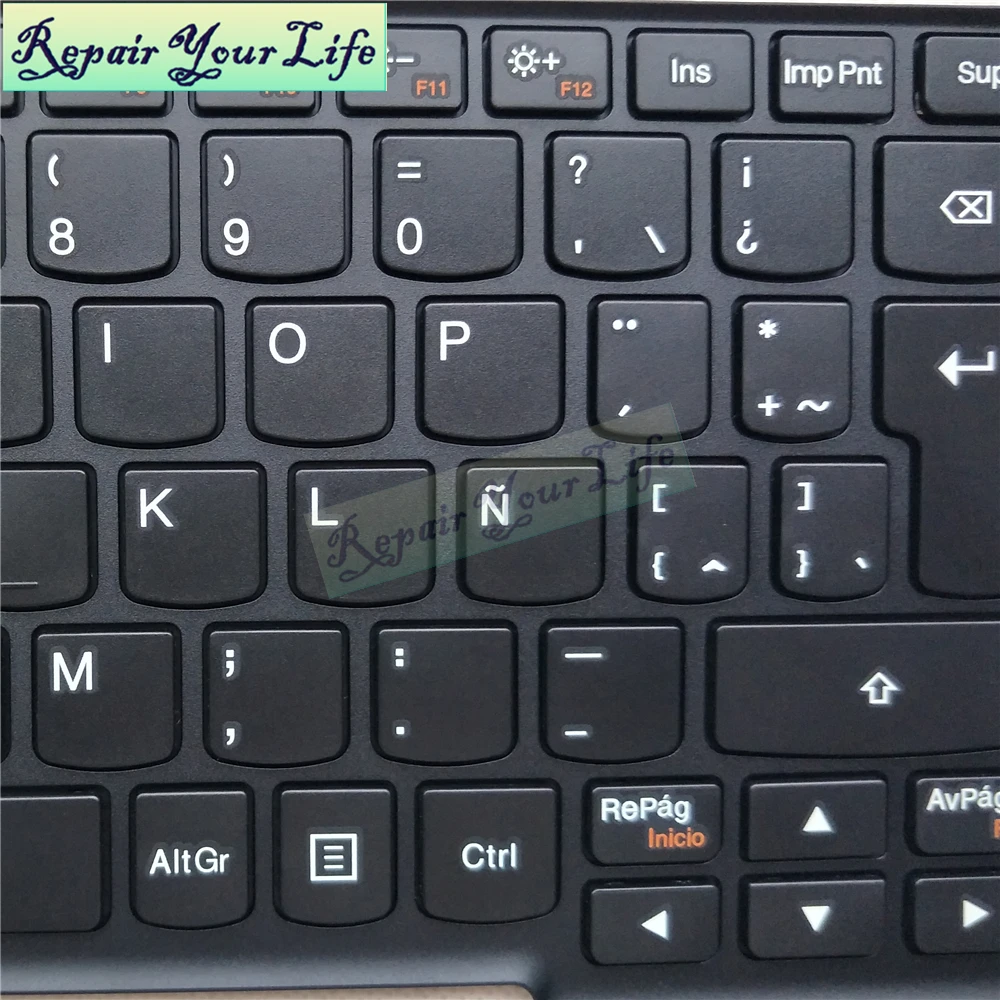 Латинская Клавиатура для ноутбука Lenovo YOGA 11S S210 FLEX 10 LA SP Испанский черный с рамкой