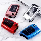 Чехол из ТПУ для Volkswagen VW Golf 7 Mk7 Seat Ibiza Leon FR 2 Altea Aztec для Skoda Octavia Чехол для автомобильного ключа чехол защитный чехол