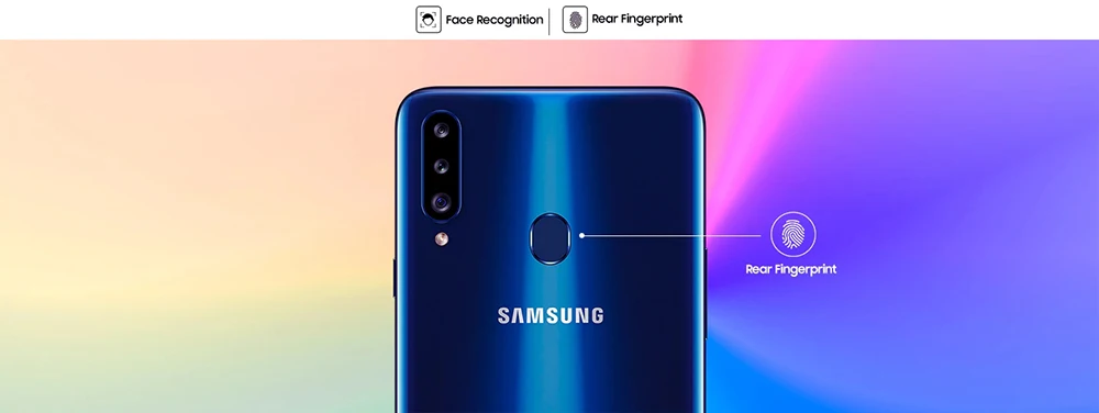 Мобильный телефон samsung Galaxy A20S A207F/DS, 3 ГБ ОЗУ, 32 Гб ПЗУ, 4000 мАч, Восьмиядерный процессор Snapdragon, 6,5 дюйма, 13 МП, тройная камера, 4G, телефон
