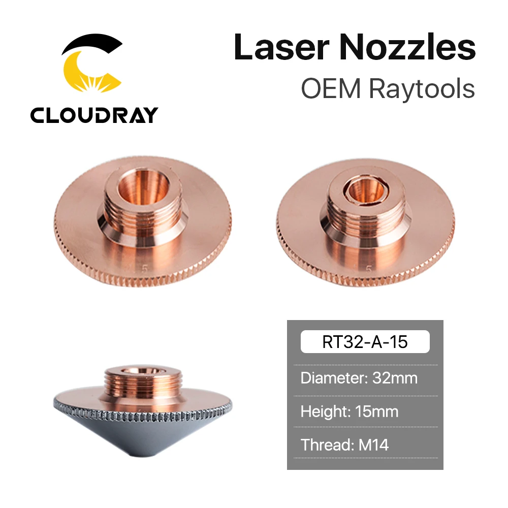 Cloudray Raytools диаметром 32 мм Калибр H15 0 8-6 однослойные/двухслойные сварочные лазерные