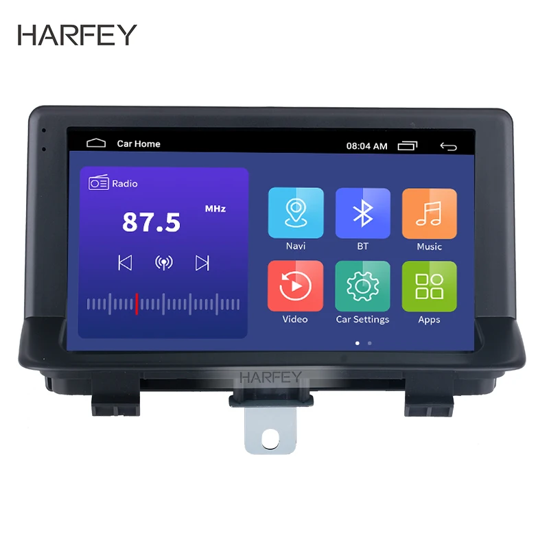 Harfey Android 9. 0 9 дюймов для AUDI Q3 1 2013 HD сенсорная GPS навигационная система 3G WIFI камера