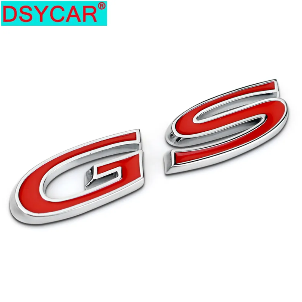 DSYCAR 1 шт. 3D металлический GS Автомобильный боковой крыло задний багажник эмблема значок наклейки для Buick Regal спортивные декоративные аксессуары