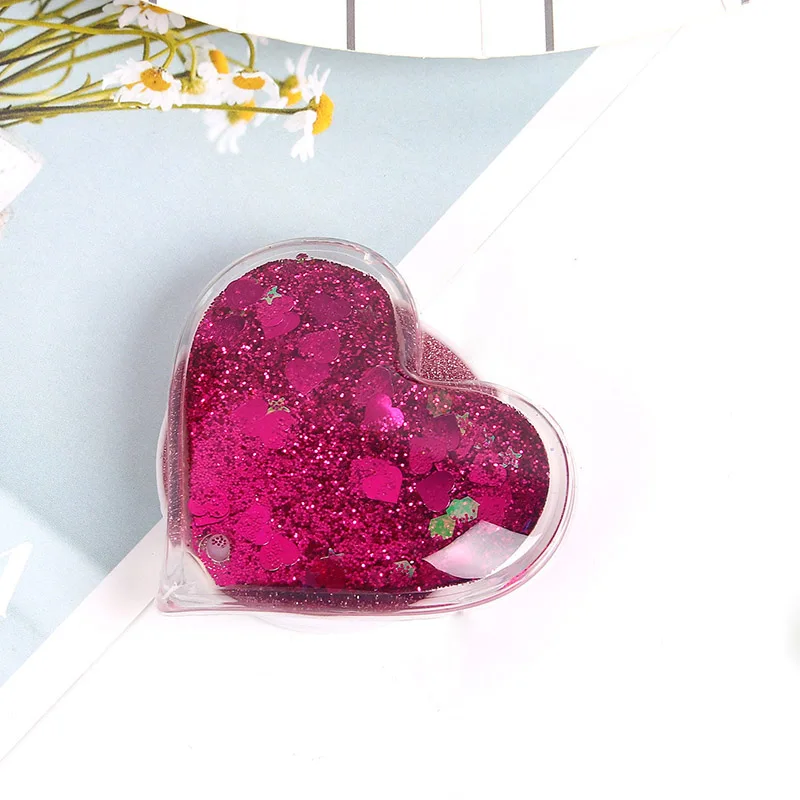 Rose Red Держатель для телефона, универсальный, расширяющийся, зыбучий песок, смартфон, хоудер, поддержка телефона, Tutucu, для iPhone X XS MAX, XR, 8, 7, 6, 6s Plus - Цвет: Rose Red