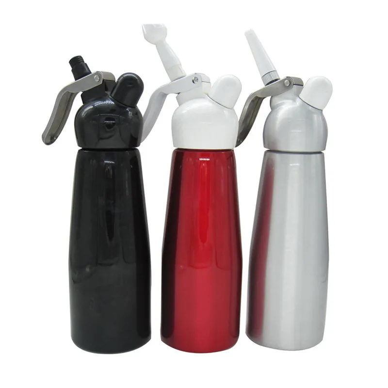 

Cake Cream Foaming Gun 500ml Aluminum Cream Foaming Machine Coffee Mounted Flower Gun Dessert Tool