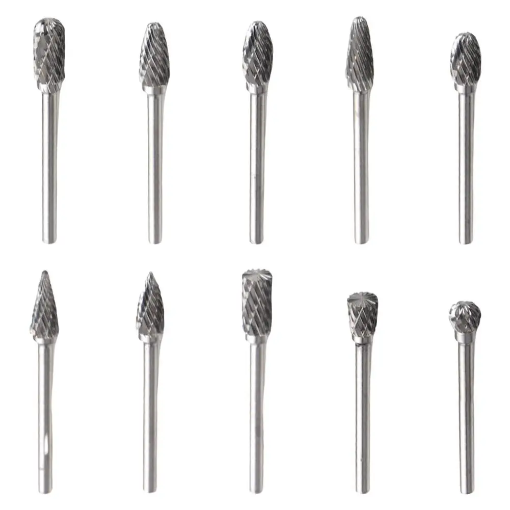 

Набор из 10 головок из карбида вольфрама для резьбы по дереву