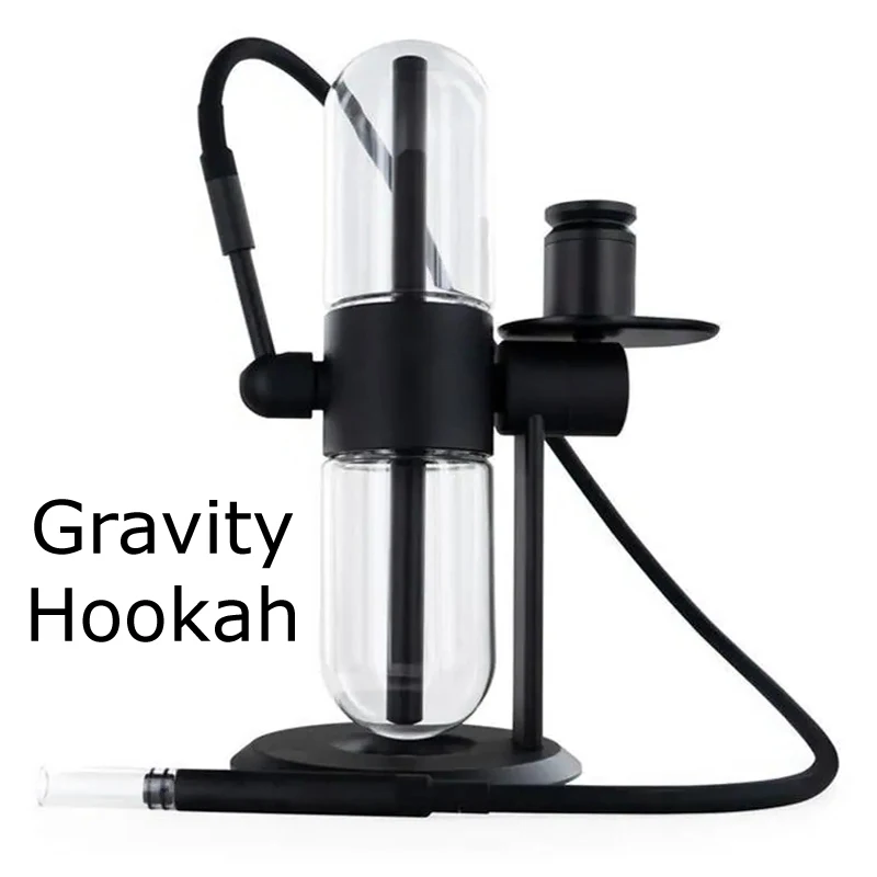 

2021 Newest Elegantly Designed 360 degree Rotating Glass Gravity Hookah Water Bongs Bowls Dab Rigs Wholesale Hookah for Smoking