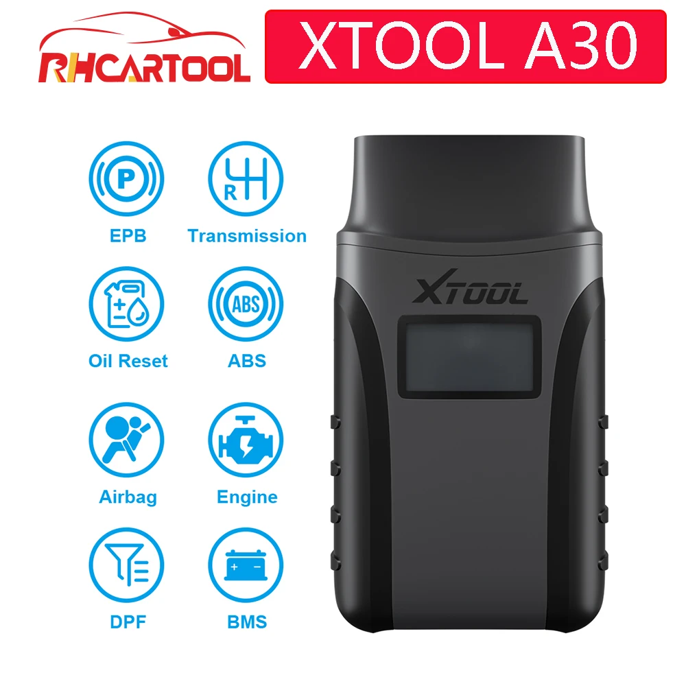 XTOOL Anyscan A30 все системы автомобильный детектор OBDII код считыватель сканер для EPB сброса масла OBD2 Диагностический Инструмент лучше, чем elm327