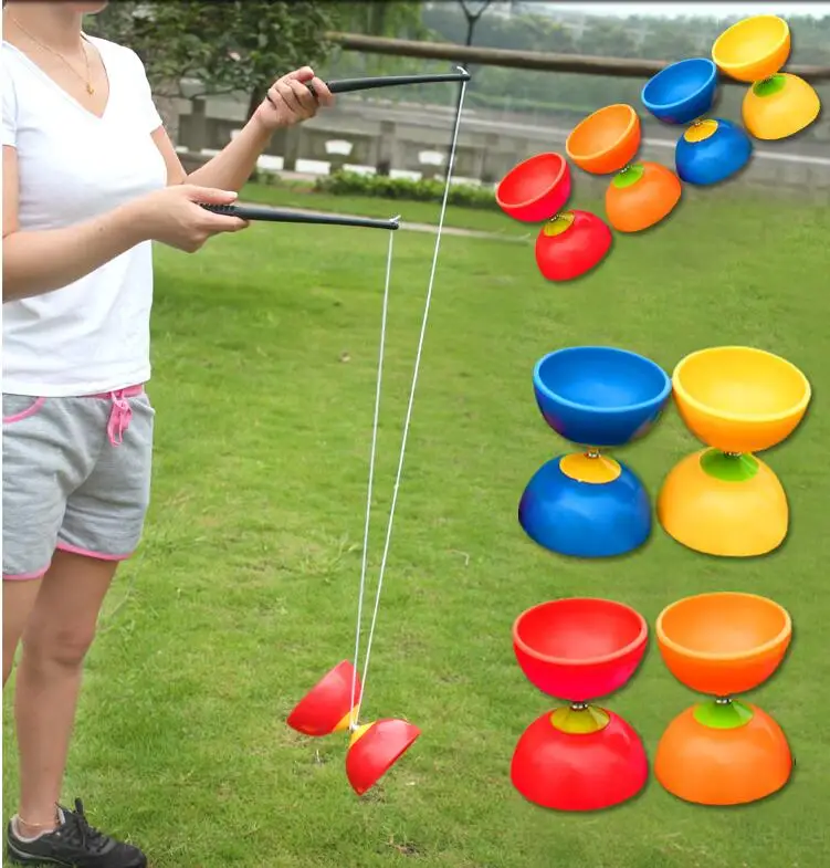 Спортивная игрушка для взрослых кожаная чаша Diabolo не боится тряски детей