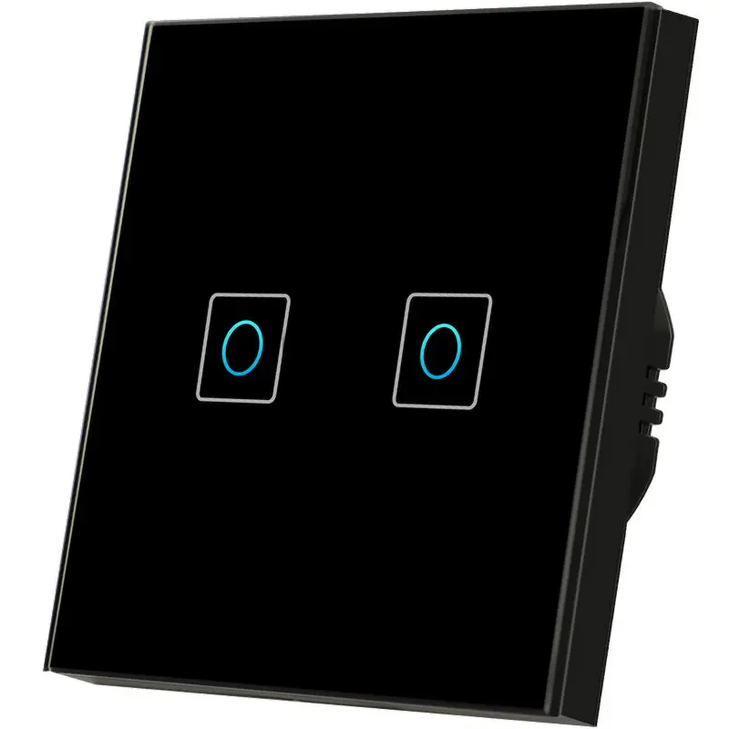 Выключатель для умного дома 220 В белый/черный/золотой Хрустальное стекло 1/2/3 Gang 1