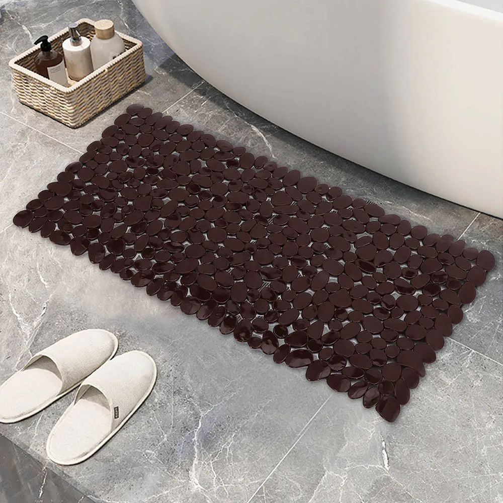 anti slip bathtub mats rubber pebbles stone 7036cm bathtub mat suction cup shower cushion foot pad pvc antiskid bathroom parts free global shipping