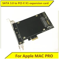 sata iii to 2 5 ssd adapter card sata3 0 expansion card for apple mac pro sata 3 0 to pci e x1 expansion card