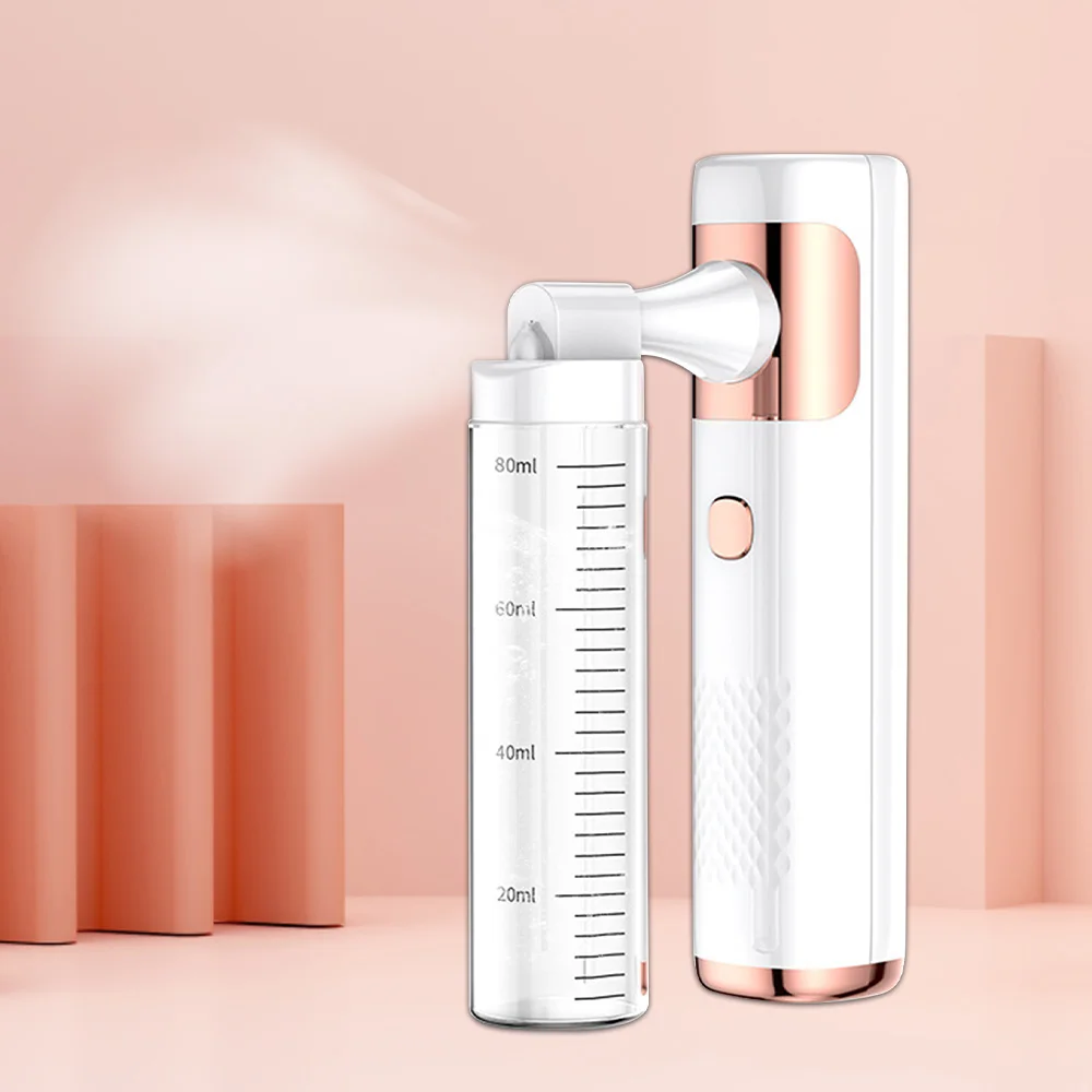 

High Pressure Oxygen injection instrument USB Electric Nano Mist Moisturizing Facial Sprayer Water Hydrator Skin Care Tool