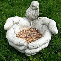 humming bird feeder resin decorative crafts home decor garden yard decoration art