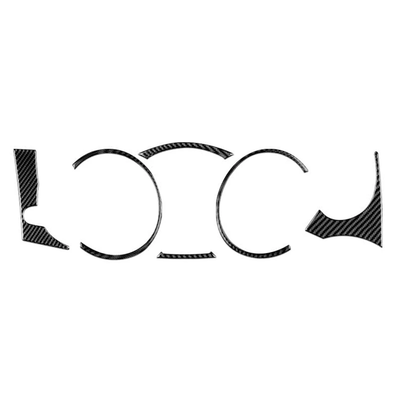 

Carbon Fiber Car Speedometer Frame Sticker Interior Trim Cover Decal for Mitsubishi Lancer EVO 2008-2015 Accessories