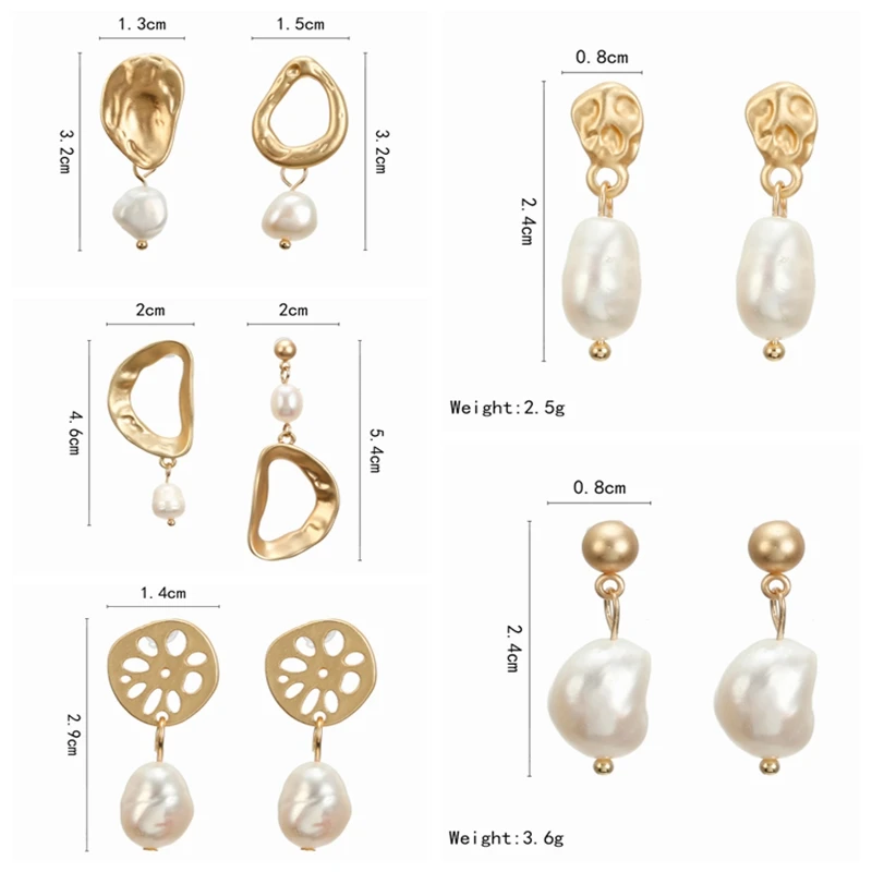 Новые корейские массивные висячие серьги с искусственным жемчугом длинные