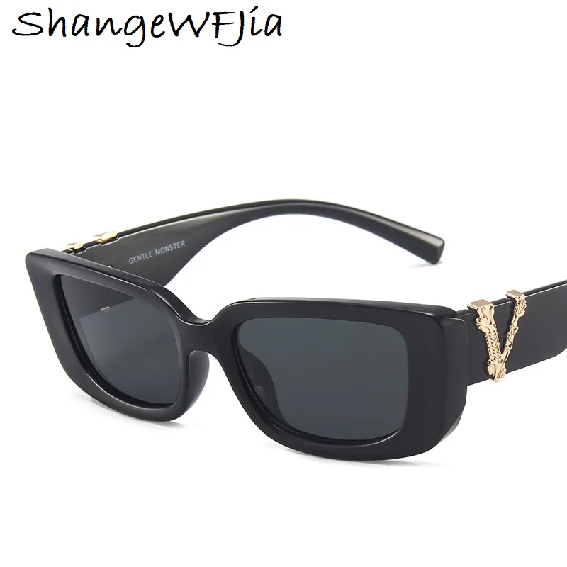 

NEW Rectangle Brand Sunglasses Women Vintage Classic Eyewear 2021 Men Trending Sun Glasses Shades anti-ultraviolet UV400