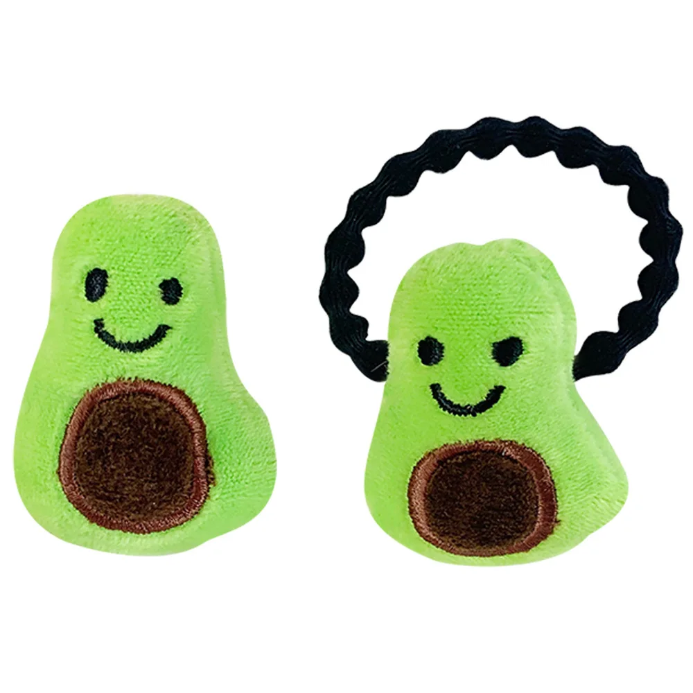 Милые Креативные авокадо плюшевые повязки на голову куклы аксессуары для волос