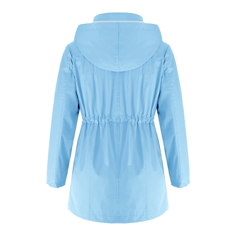 

Women Man Raincoat Adult Camping Hoodie Rainwear Suit Thickened Waterproof Rain Hiking Climbing Poncho Coat