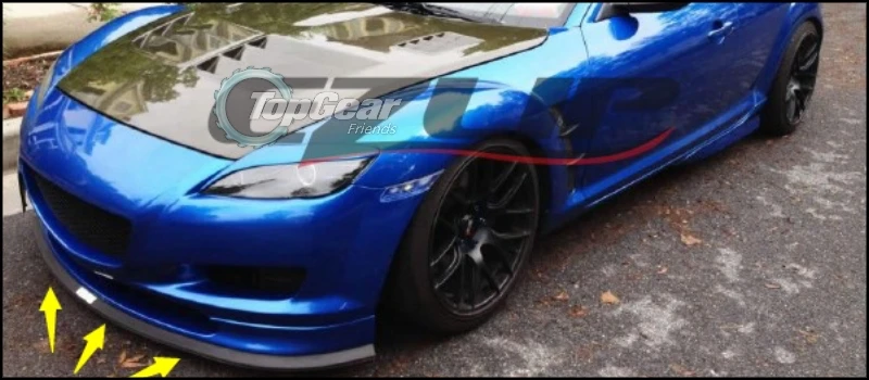 Для Mazda RX-8 RX8 RX 8 2003 ~ 2012 передний бампер губы/передний спойлер дефлектор для