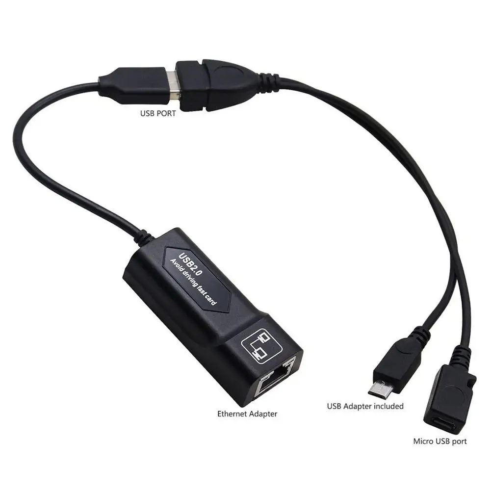 LAN Ethernet адаптер для FIRE tv 3 или STICK GEN 2 стоп буферизация Plug and Play|Сетевые адаптеры c