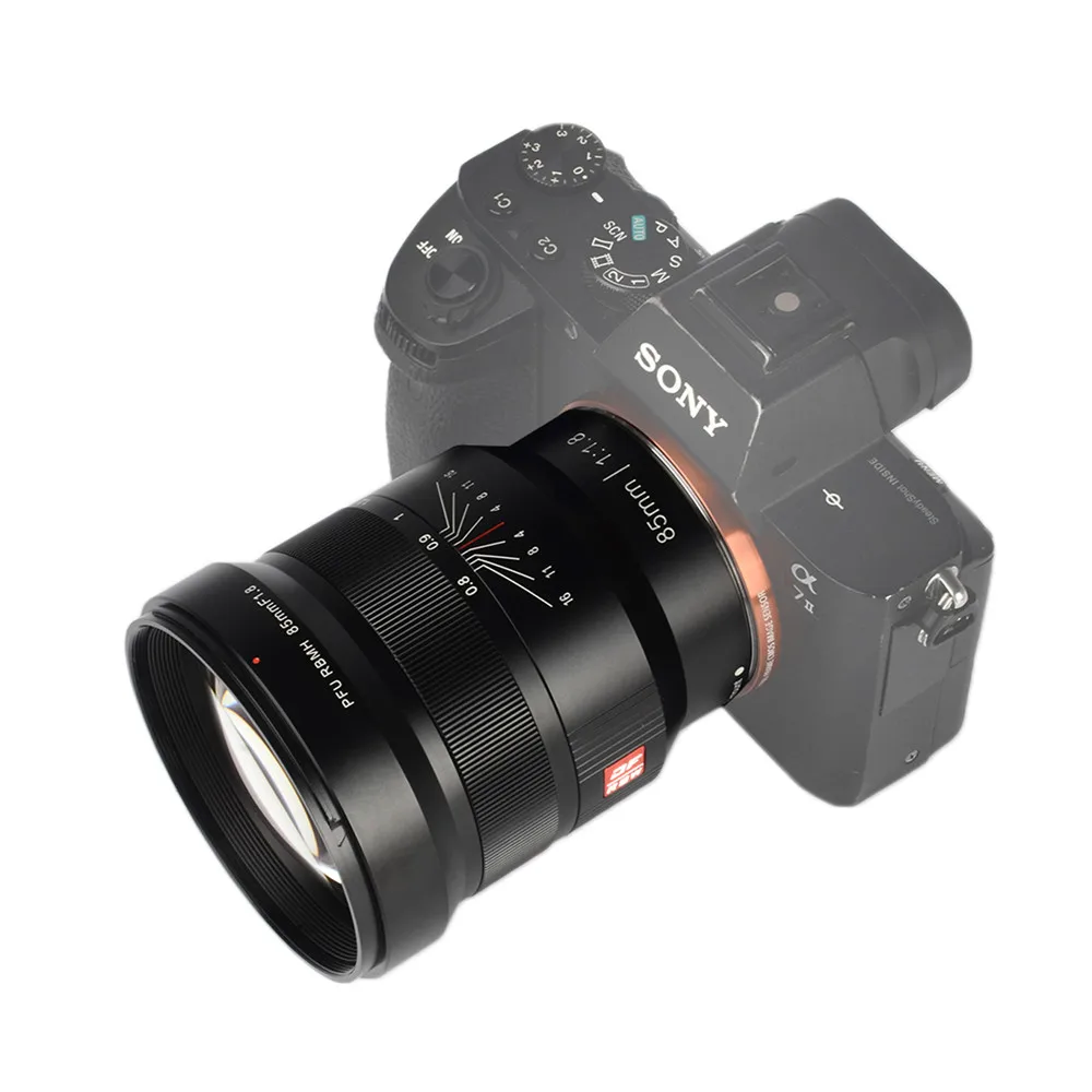 VILTROX 85 мм f/1 8 Полнокадровый ручной объектив с фиксированным фокусом F1.8 для камеры