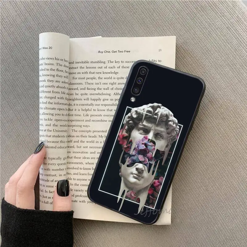 

David plaster Phone Cases For Samsung galaxy S note 7 8 9 10 20 fe edge A 6 10 20 30 50 51 70 lite plus Soft Silicone Funda