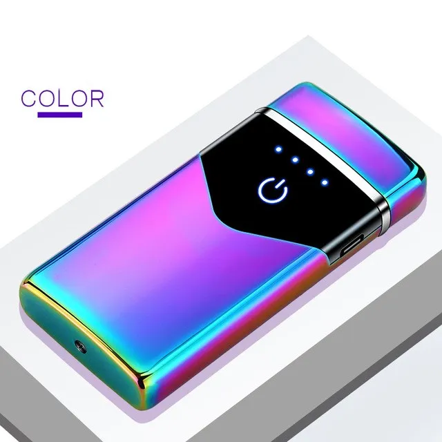 Новинка 2020 зажигалка с двойной дугой USB перезаряжаемая Электронная со