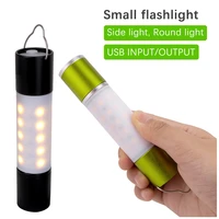 led flashlight mini emergency zoomable hiking torch adjustable flashing security light lamp backpacking adults outdoor equipment