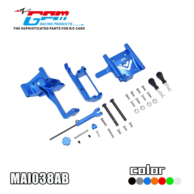 

GPM CNC machining aluminum alloy handbrake kit + middle differential upper cover for ARRMA 1/7 INFRACTION 6S BLX