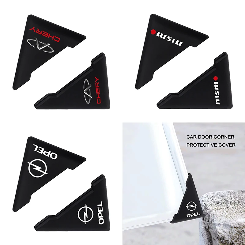 

2pcs Car badge door corner protection new exterior sticker car product for CHERY TIGGO A1 A3 A5 QQ KIMO JAGGI 8 Arrizo 5 Pro EQ7