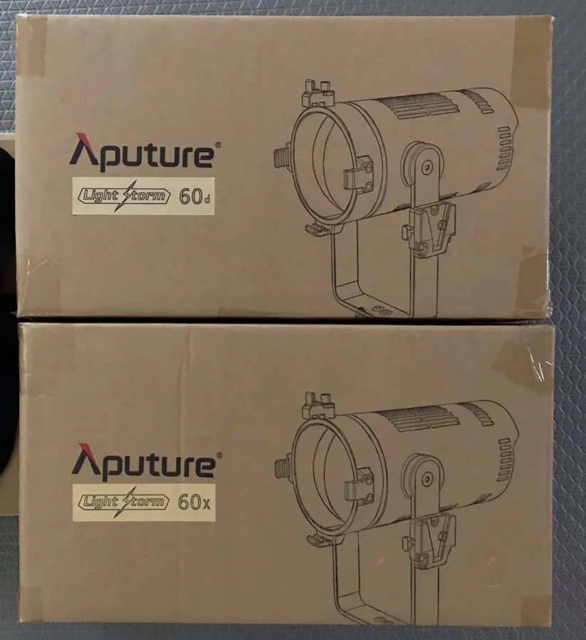 В наличии Aputure LS 60X 60D светильник для камеры Видео Фото 5600K двухцветный 2700K-6500K