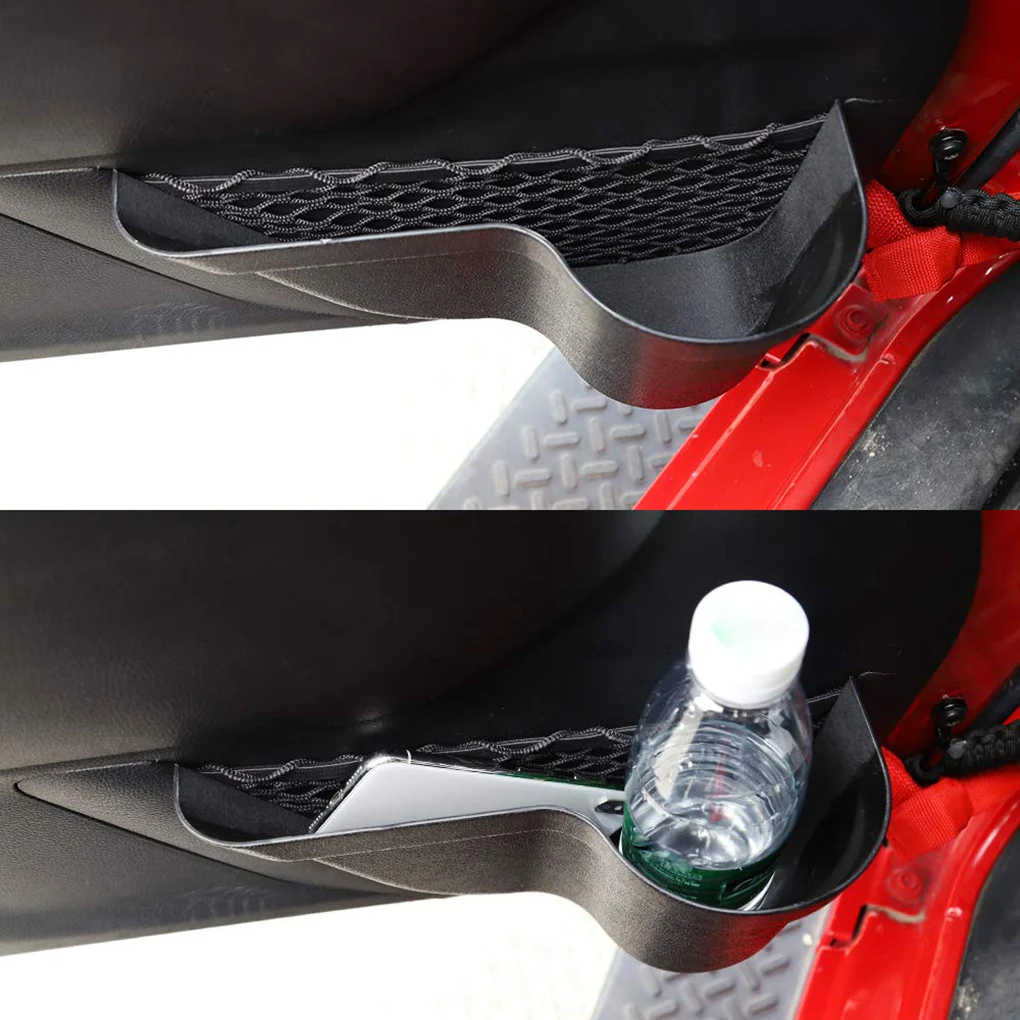 

2pcs Replacement for 2011-2018 Jeep Wrangler JK JKU 2/4-Door Front Door Storage Pockets Organizer Box