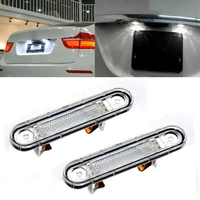 2pcs set car license plate lights led bright white tail lamps for mercedes e w124 w201 auto replacement parts accessories