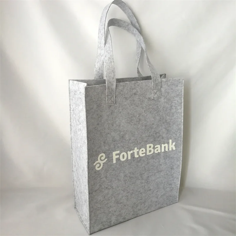 Оптовая продажа подарочные сумки из войлока полиэфирная ткань подарочная