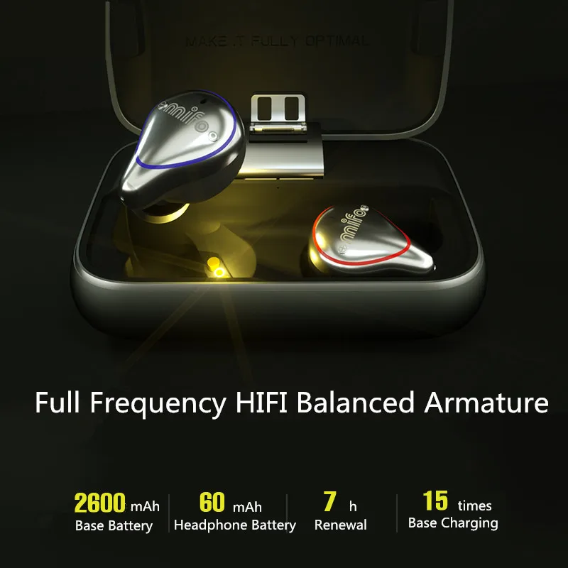 Mifo O5 \ Plus Bluetooth 5 0 настоящая Беспроводная гарнитура бинауральные мини наушники в