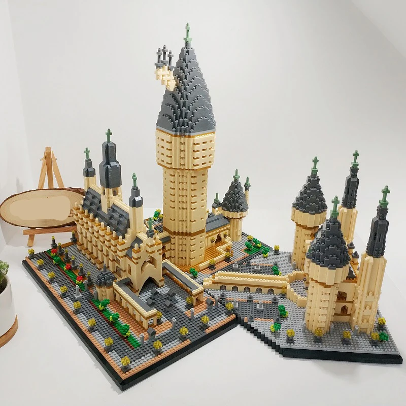 YZ Architecture Taj Mahal Castle Pisa Louvre Museum Leaning Tower Khalifa Bridge Diamond Building Small Blocks Toy no Box | Игрушки и