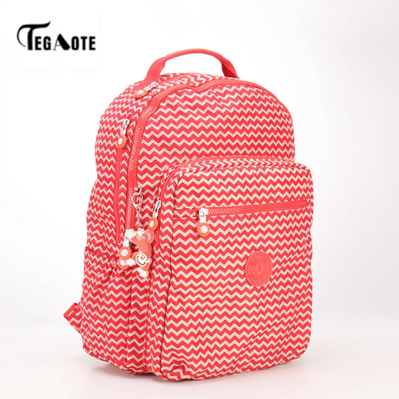 TEGAOTE, женский рюкзак для девочек-подростков, нейлоновые рюкзаки, Mochila Feminina, женский рюкзак для путешествий, школьный рюкзак, Sac A Dos