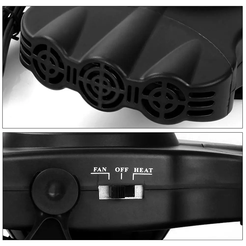 Переносная сушилка для лобового стекла автомобильный тепловентилятор 12 В