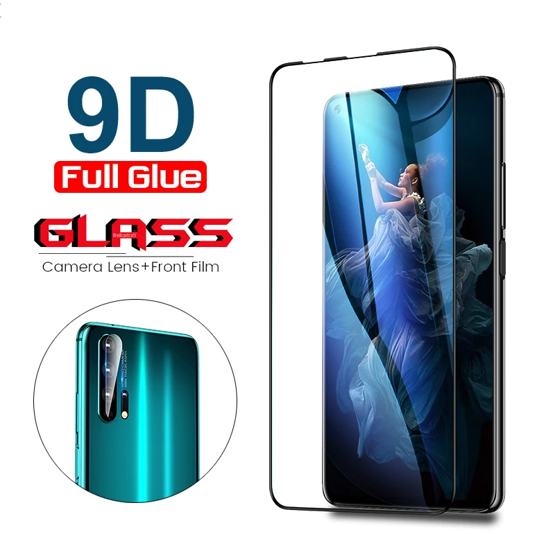 Защитное стекло для камеры 2 в 1 закаленное Huawei honor 20 Pro 6 26 дюйма|Защитные стёкла и