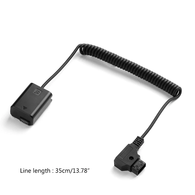 

D-Tap to NP-FW50 Dummy Battery Spring Power Cable for -Sony A7 A7R A7000 A7S2