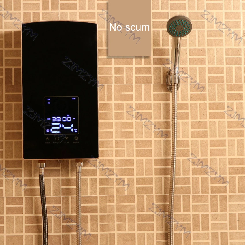 Цифровой электрический водонагреватель с ЖК-дисплеем 8500 Вт сенсорное Голосовое